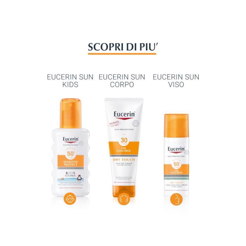Eucerin Crema-Gel 200ml di Soccorso per Pelle Sensibile Dopo Sole