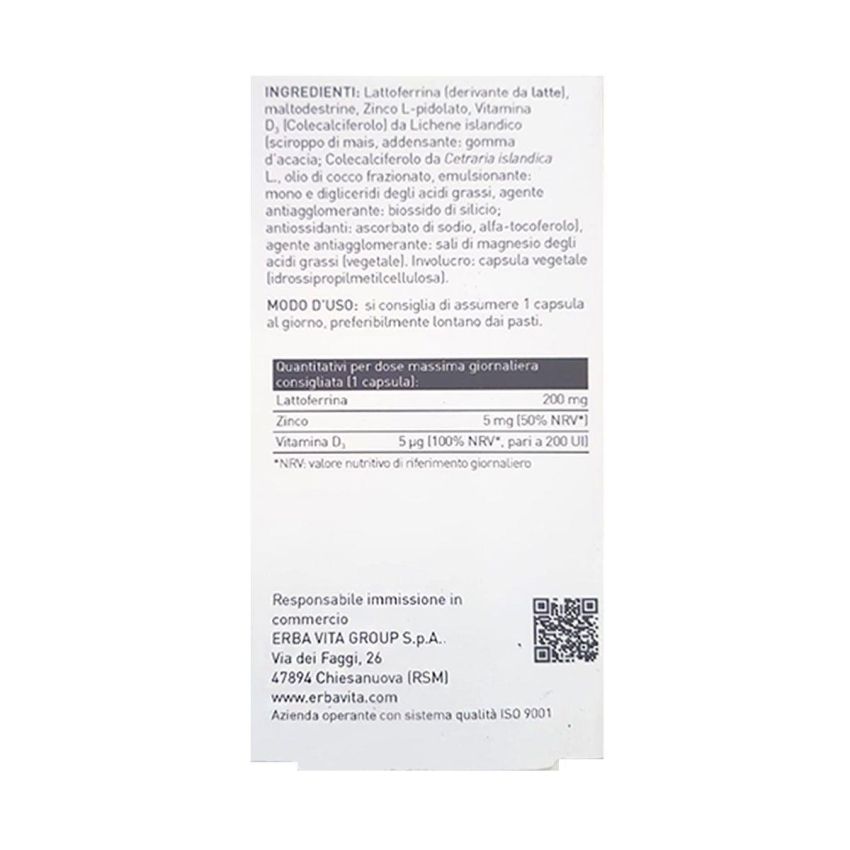 Lattoferrina Defence - Integratore Immunitario, 30 Capsule