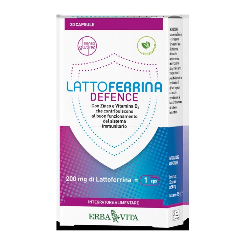 Lattoferrina Defence - Integratore Immunitario, 30 Capsule