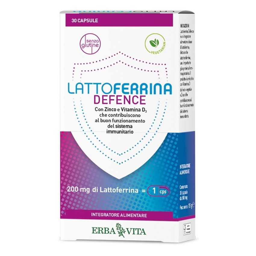 Lattoferrina Defence - Integratore Immunitario, 30 Capsule