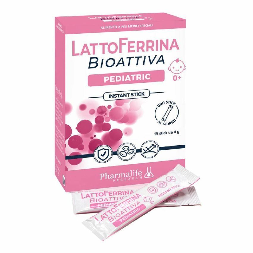 Lattoferrina Bioattiva Pediatrica 0+ in 15 Stick Pratici