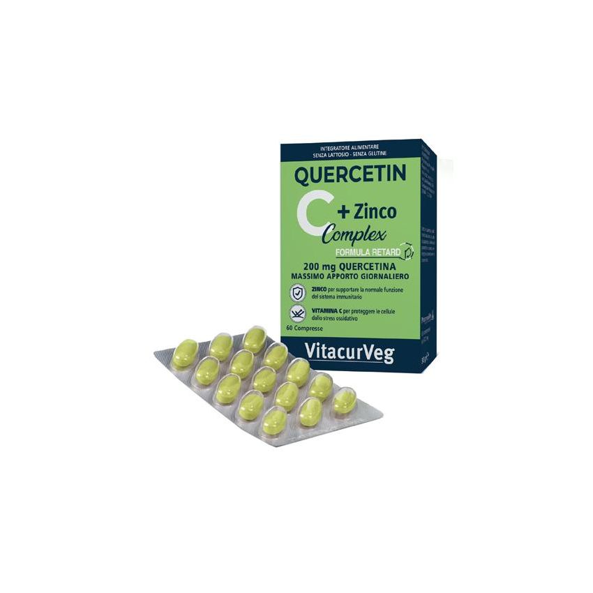 Pharmalife Quercetin C Complex - Integratore di Vitamina C, 60 Compresse