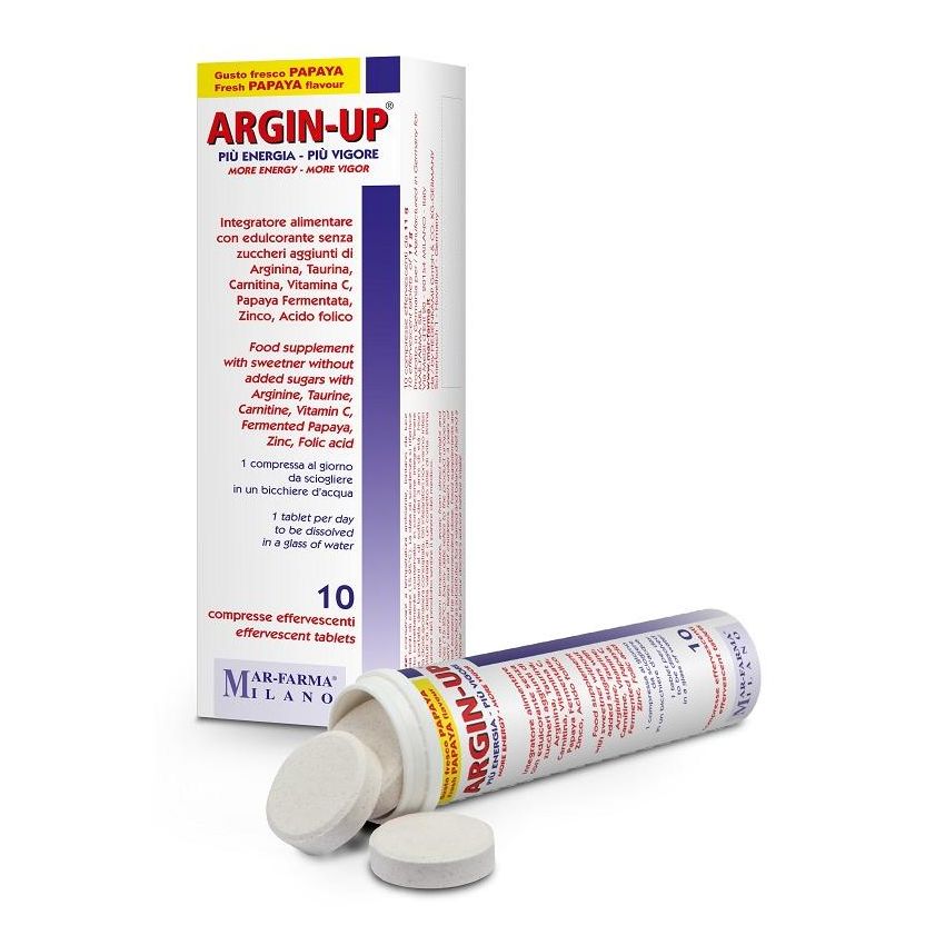 Argin Up Effervescenti - Integratore di Arginina - 10 Compresse Effervescenti
