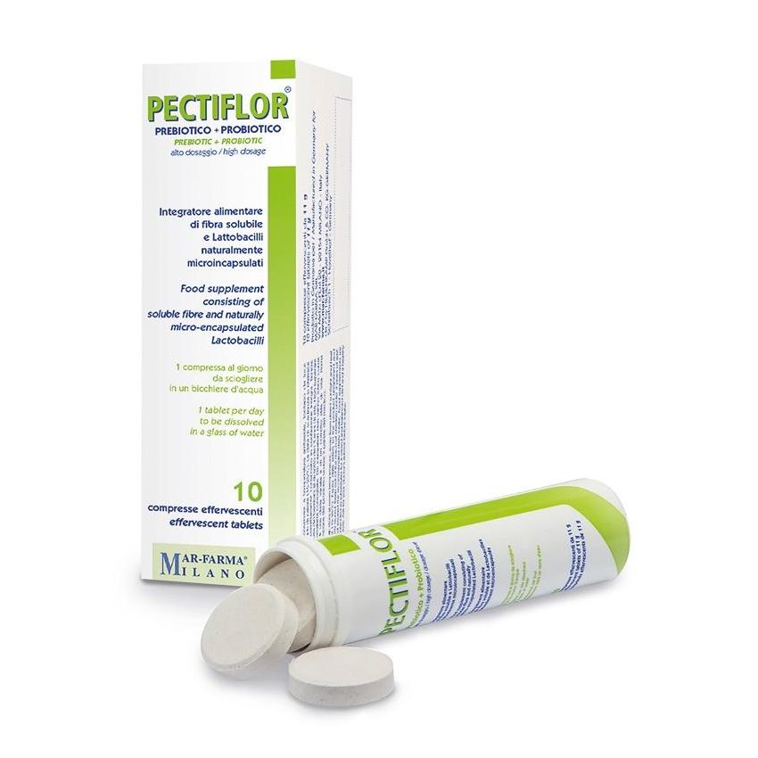 Pectiflor Compresse Effervescenti Prebiotiche - Confezione da 10