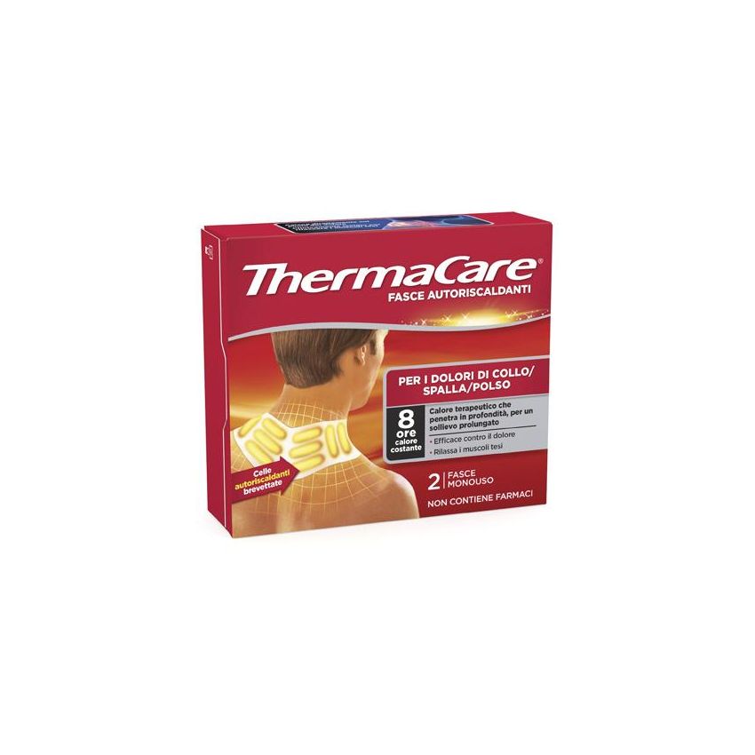 Thermacare Fasce Autoriscaldanti per Collo, Spalla e Polso - 2 Pezzi