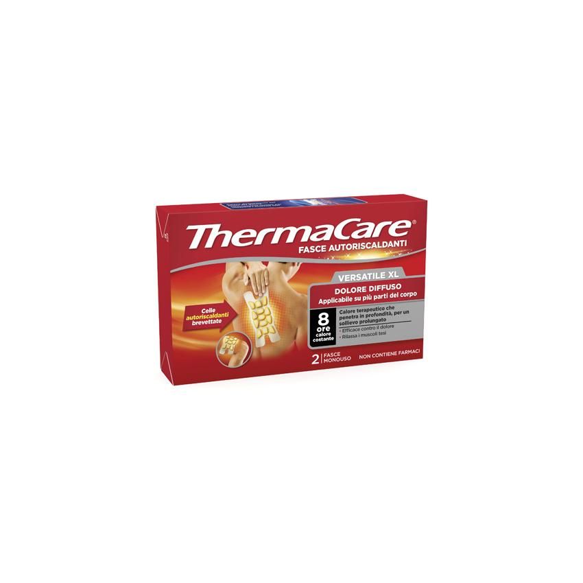 Thermacare Fascia Autoriscaldante Versatile XL - Confezione da 2 Pezzi