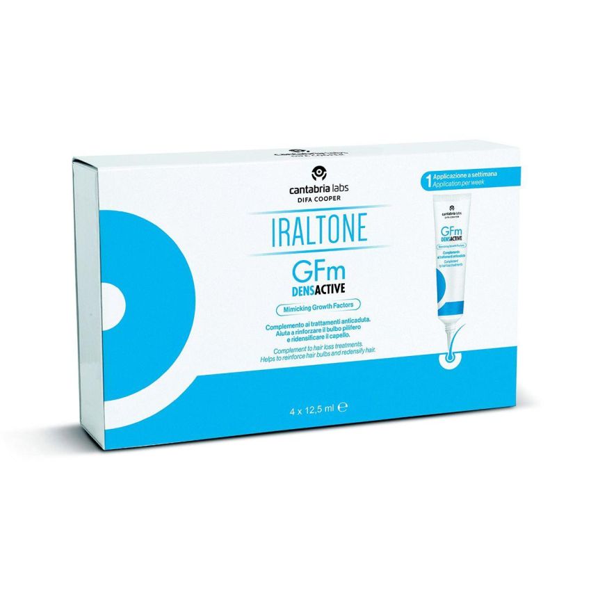 GFM Densactive Hair Growth Gel - Pack di 4, 12.5ml ciascuno