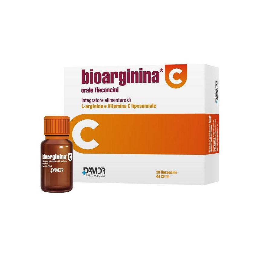 Bioarginina Vitamina C Orale - Confezione da 20 Flaconcini