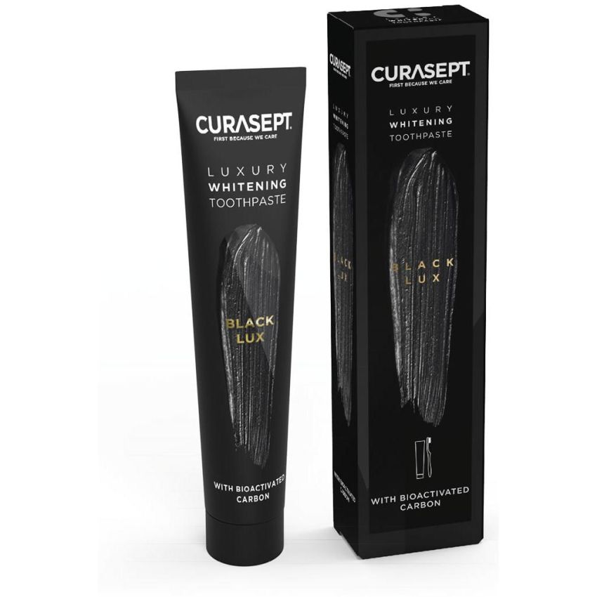 Curasept Black Luxury 75ml - Dentifricio Sbiancante