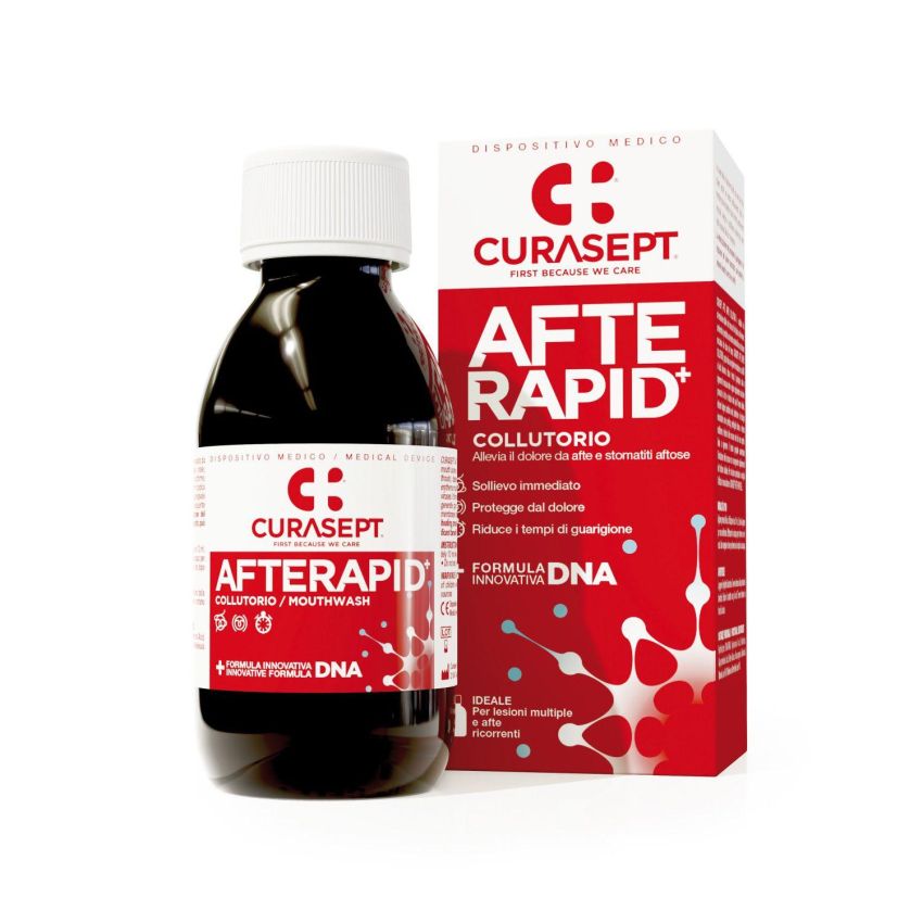 Curasept Afterapid - Collutorio Protettivo con Formula DNA, 125ml