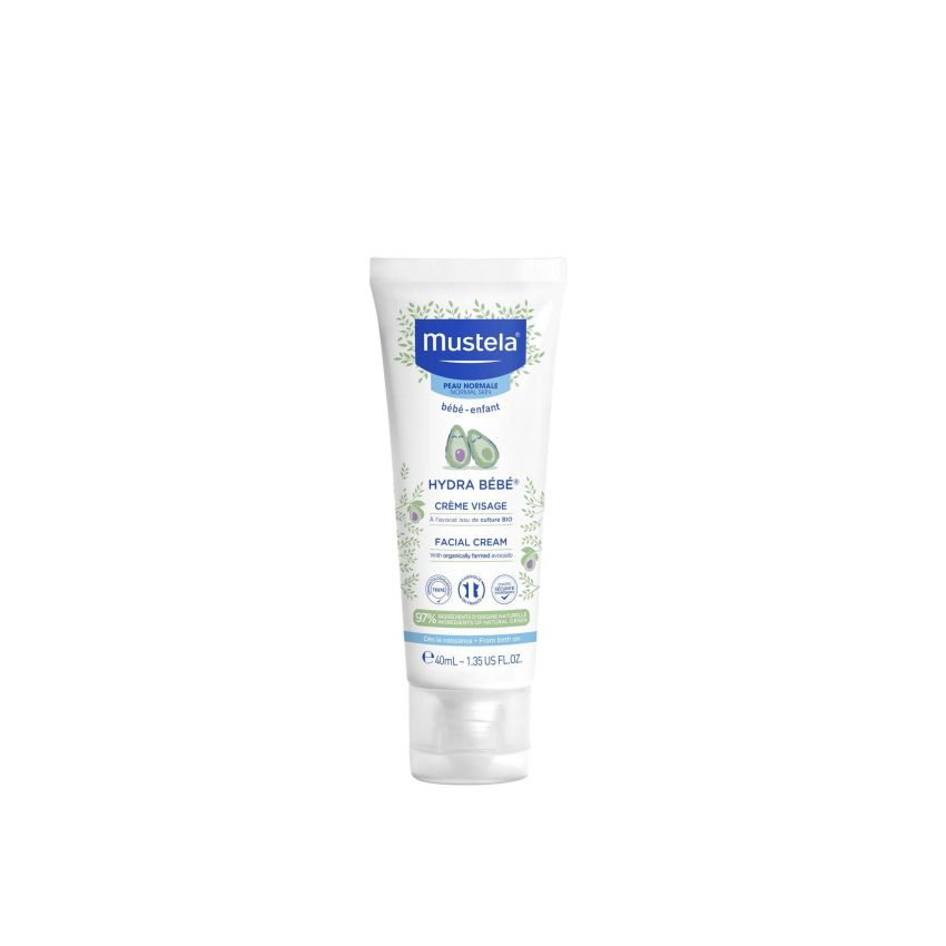 Crema Viso Idratante per Bambini Mustela Hydra Bébè, 40ml