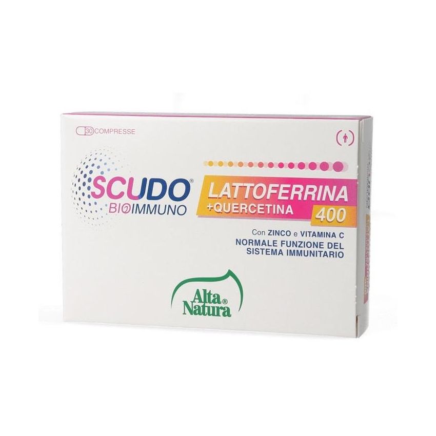 Scudo+ 30 Compresse con Lattoferrina e Quercetina 400 mg