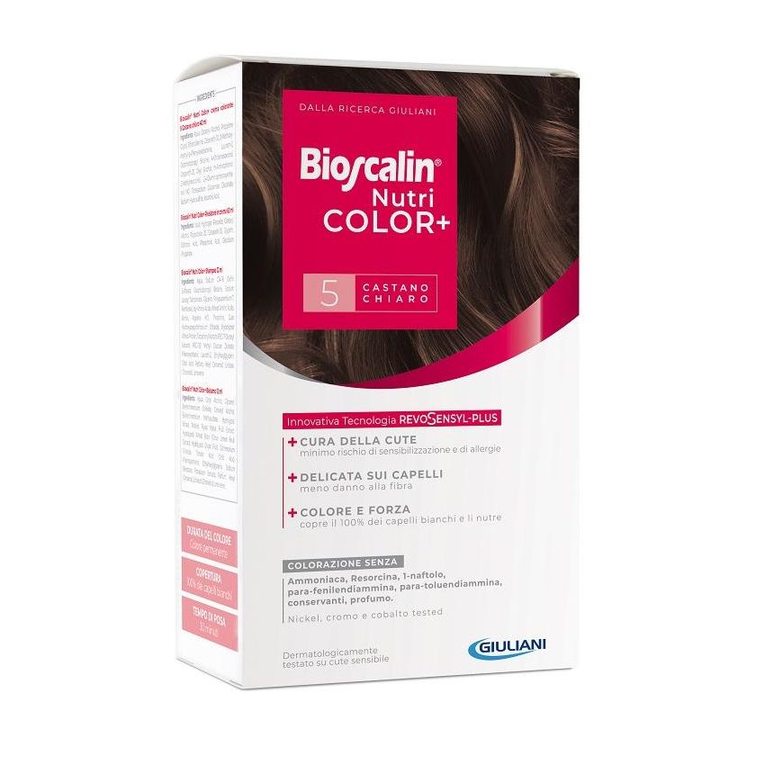 Bioscalin Nutricolor Plus - Colorazione Permanente Castano Chiaro Nr. 5