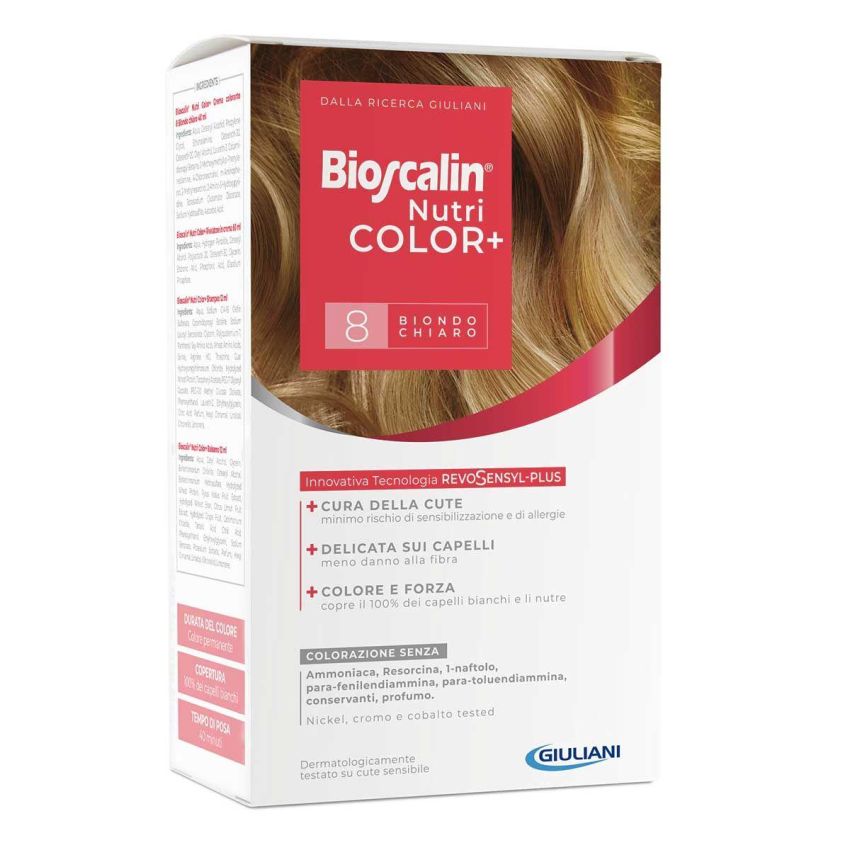 Bioscalin Nutricolor Plus - Biondo Chiaro N.8 Tintura Capelli