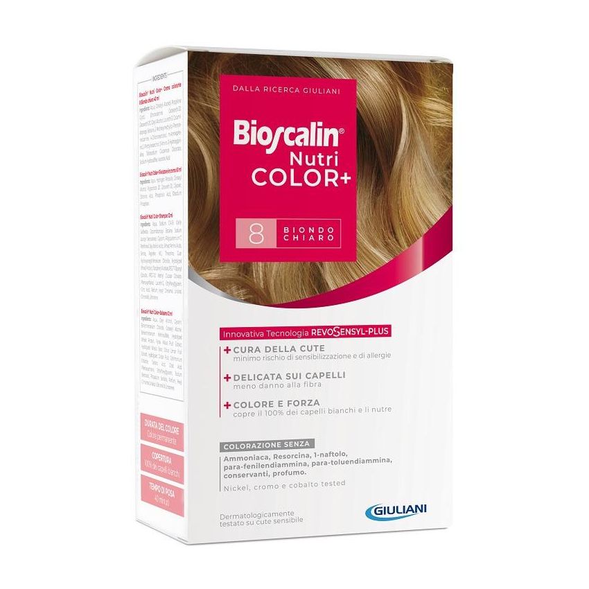 Bioscalin Nutricolor Plus - Biondo Chiaro N.8 Tintura Capelli