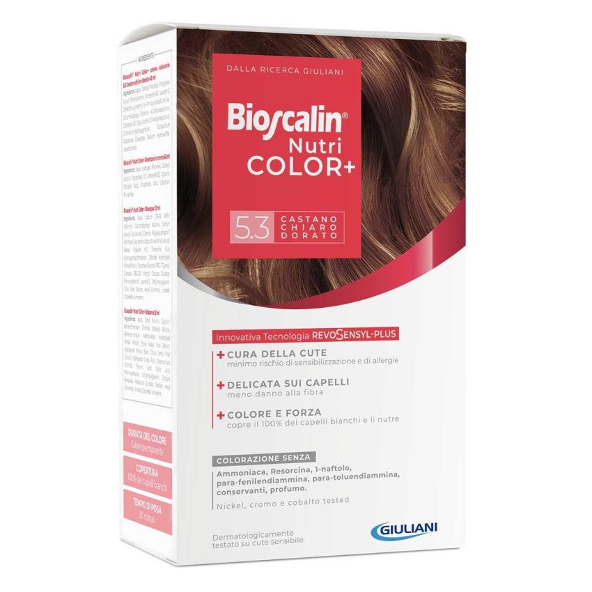 Bioscalin Nutricolor Plus Tinta Capelli Permanente 5.3