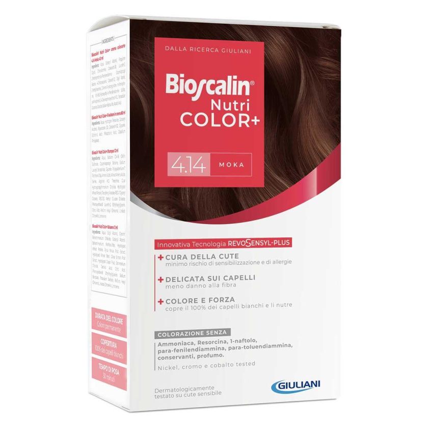 Bioscalin Nutricolor Plus - Colorazione Permanente 4,14 Moka