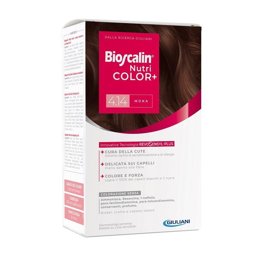 Bioscalin Nutricolor Plus - Colorazione Permanente 4,14 Moka