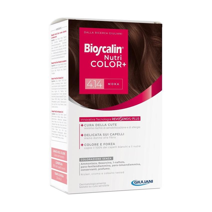 Bioscalin Nutricolor Plus - Colorazione Permanente 4,14 Moka