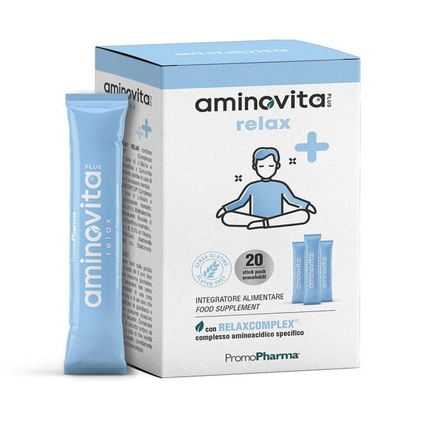 Aminovita Plus: Relax 20 Stick per il Rilassamento e il Benessere