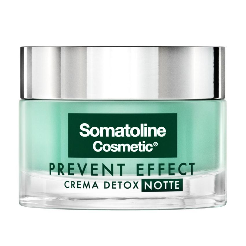 Somatoline Cosmetic Crema Detox Notturna Prevent Effect per Viso - 50ml