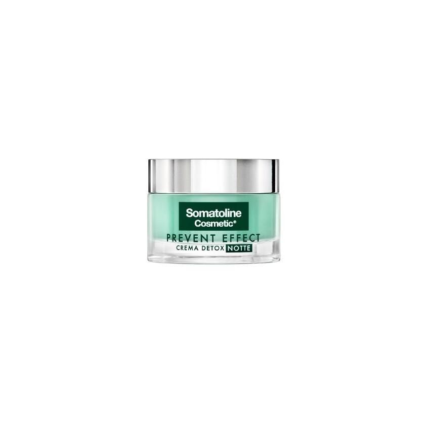 Somatoline Cosmetic Crema Detox Notturna Prevent Effect per Viso - 50ml