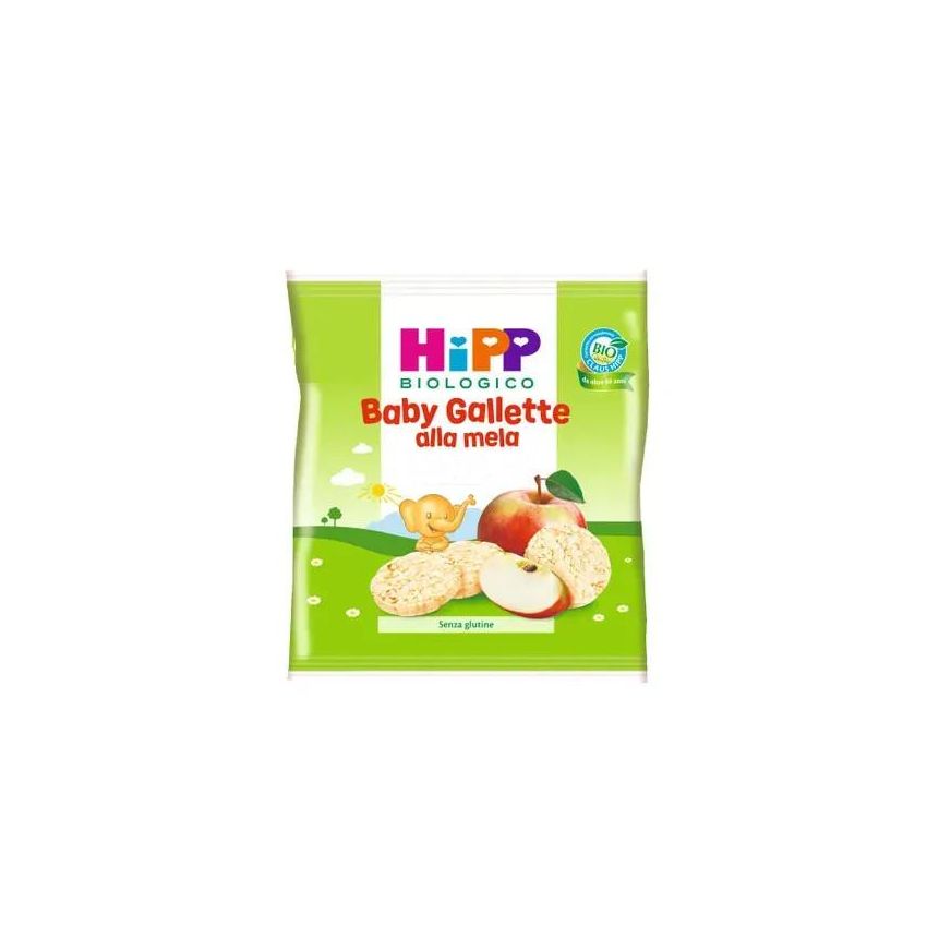 Hipp Bio Gallette per Bambini al Gusto di Mela, Biologiche, 30g