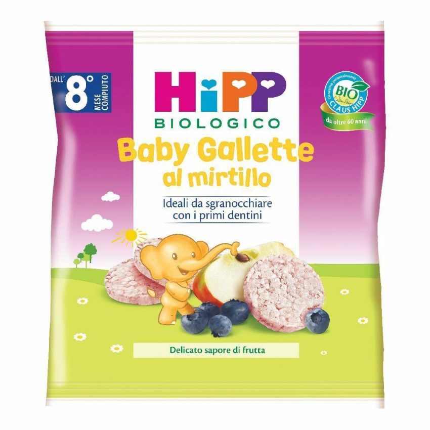 Hipp Bio Gallette al Mirtillo per Bambini - 30g