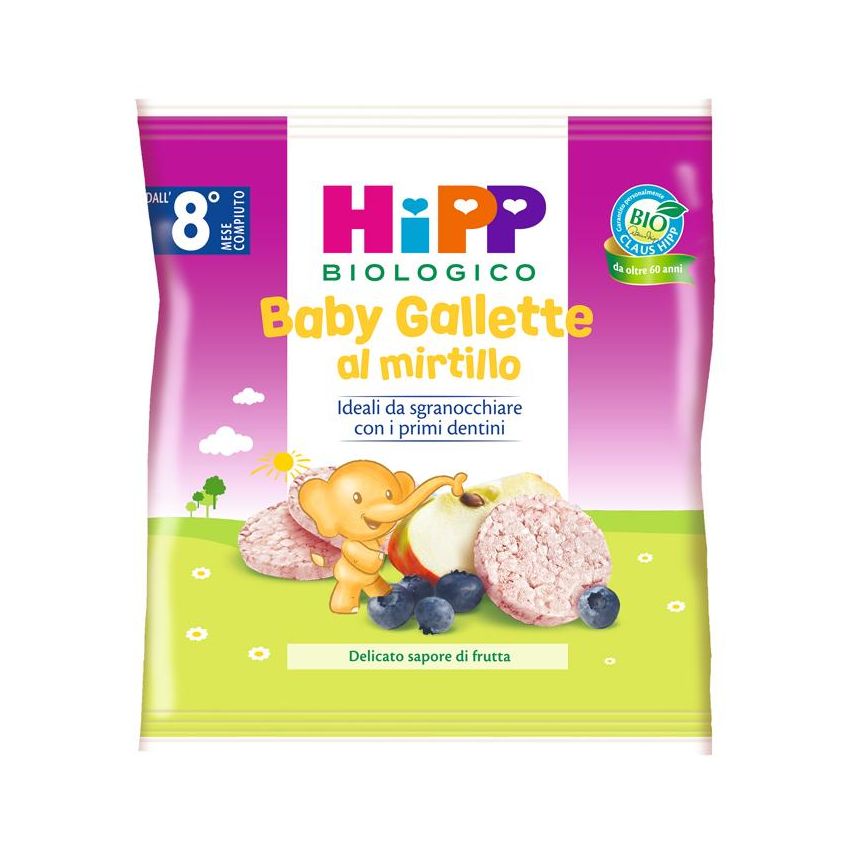 Hipp Bio Gallette al Mirtillo per Bambini - 30g
