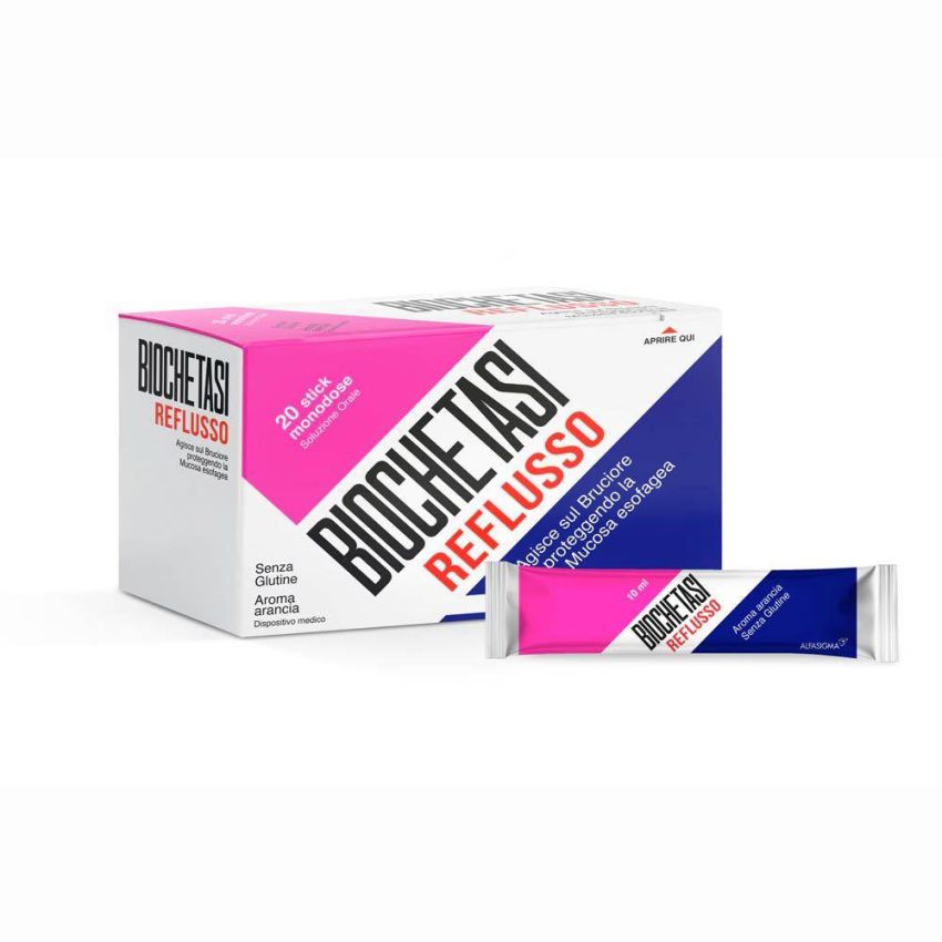Biochetasi Arancia Sollievo da Reflusso - 20 Stick
