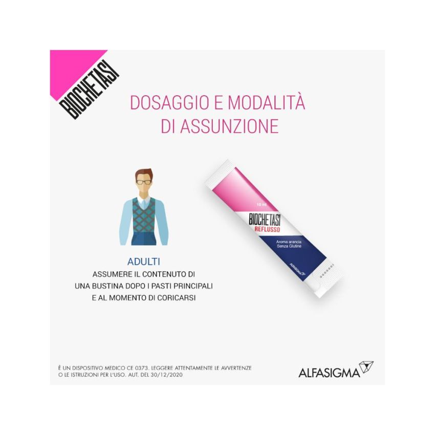 Biochetasi Arancia Sollievo da Reflusso - 20 Stick