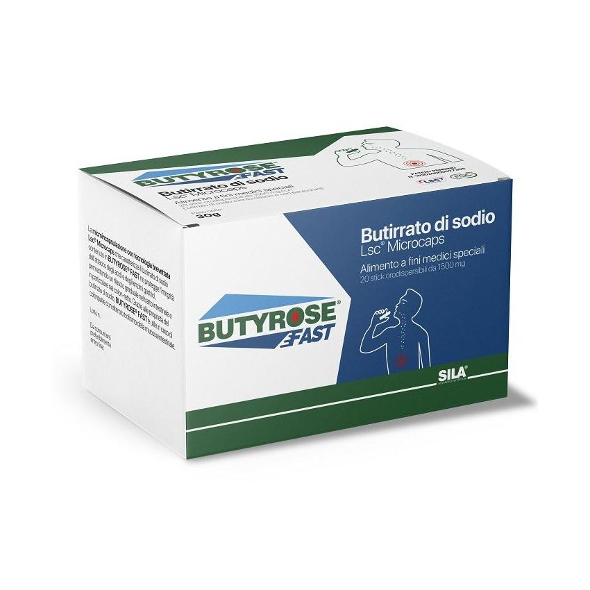 Butyrose Fast Digestive Support - 20 Stick Pack