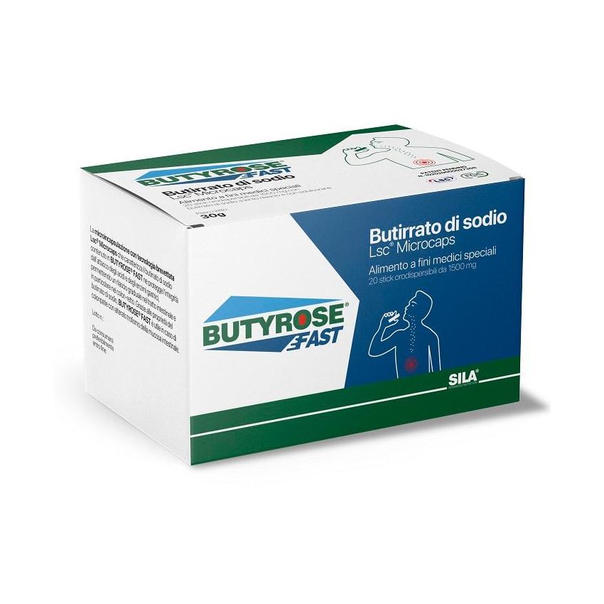 Butyrose Fast Digestive Support - 20 Stick Pack