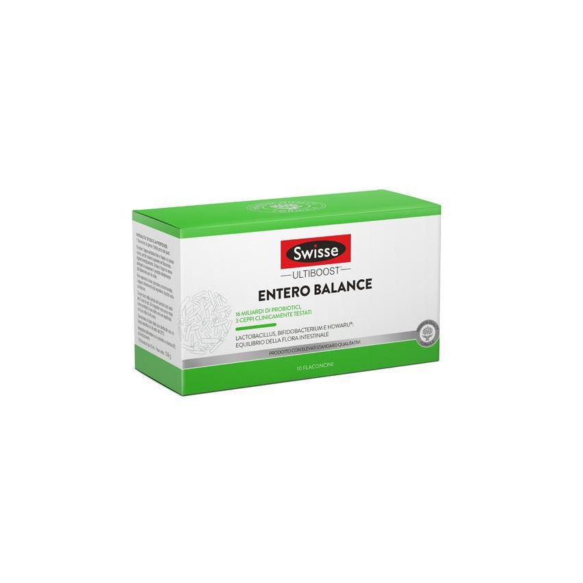 Swisse Entero Balance - Integratore Liquido per l'Equilibrio Intestinale - 10 Flaconcini