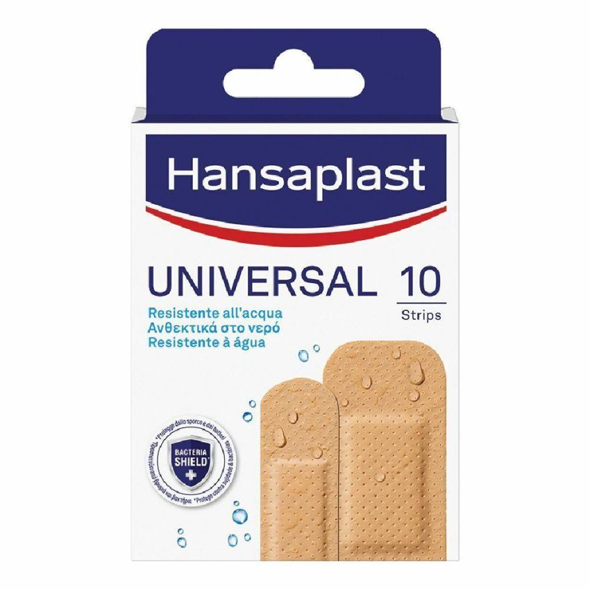 Hansaplast Universal - Cerotti Impermeabili Resistenti, 10 Pezzi