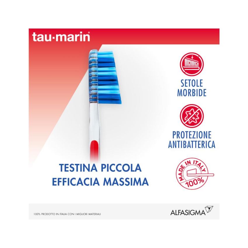 Professionista dello Spazzolino Taumarin Antibatterico Morbido Nr. 27