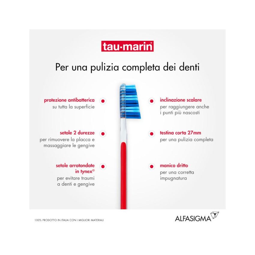 Professionista dello Spazzolino Taumarin Antibatterico Morbido Nr. 27