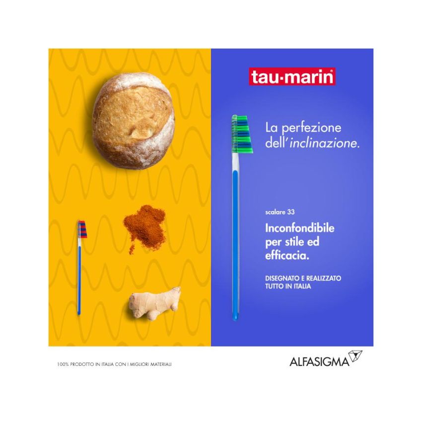 Taumarin Spazzolino Medio con Effetto Antibatterico