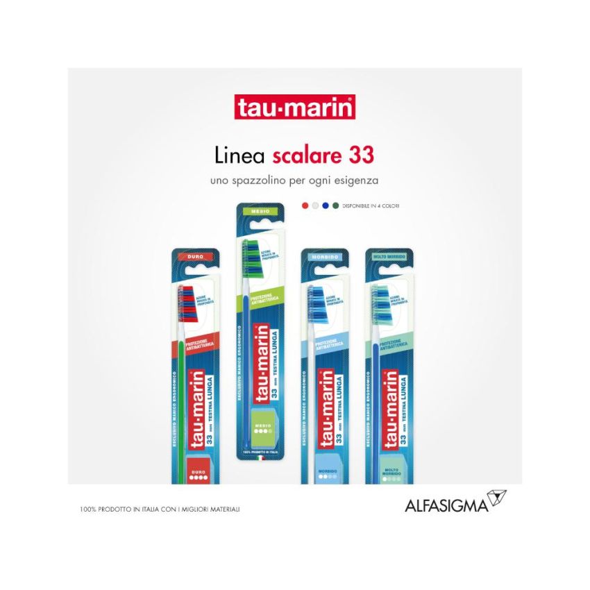 Taumarin Spazzolino Medio con Effetto Antibatterico
