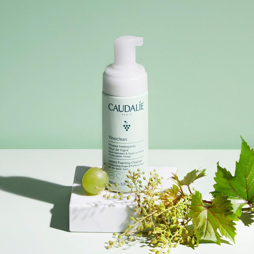 Caudalie Vinoclean Schiuma Detergente Viso 150 ml