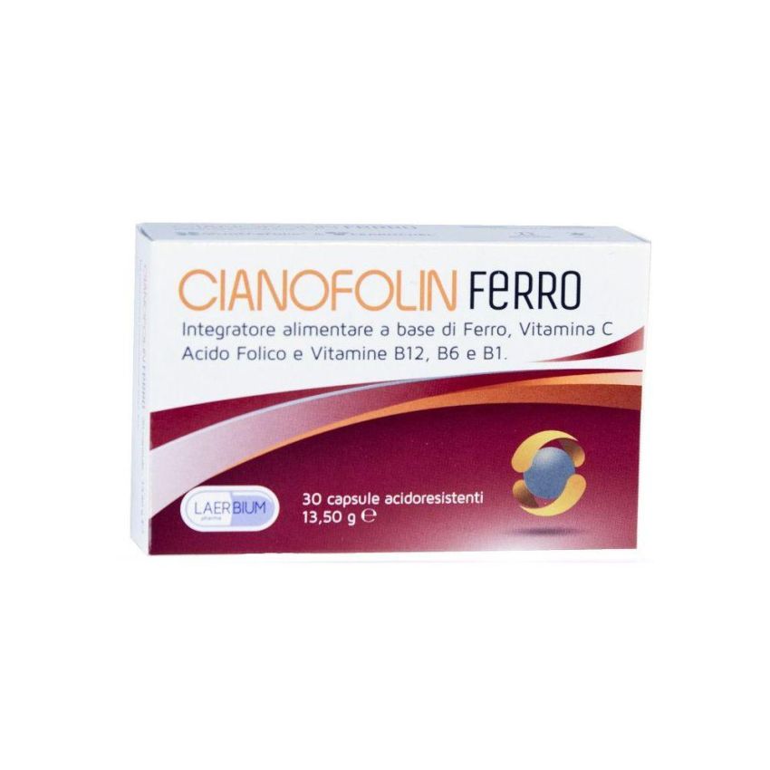 Cianfolin Iron Supplement - 30 Capsule Pack