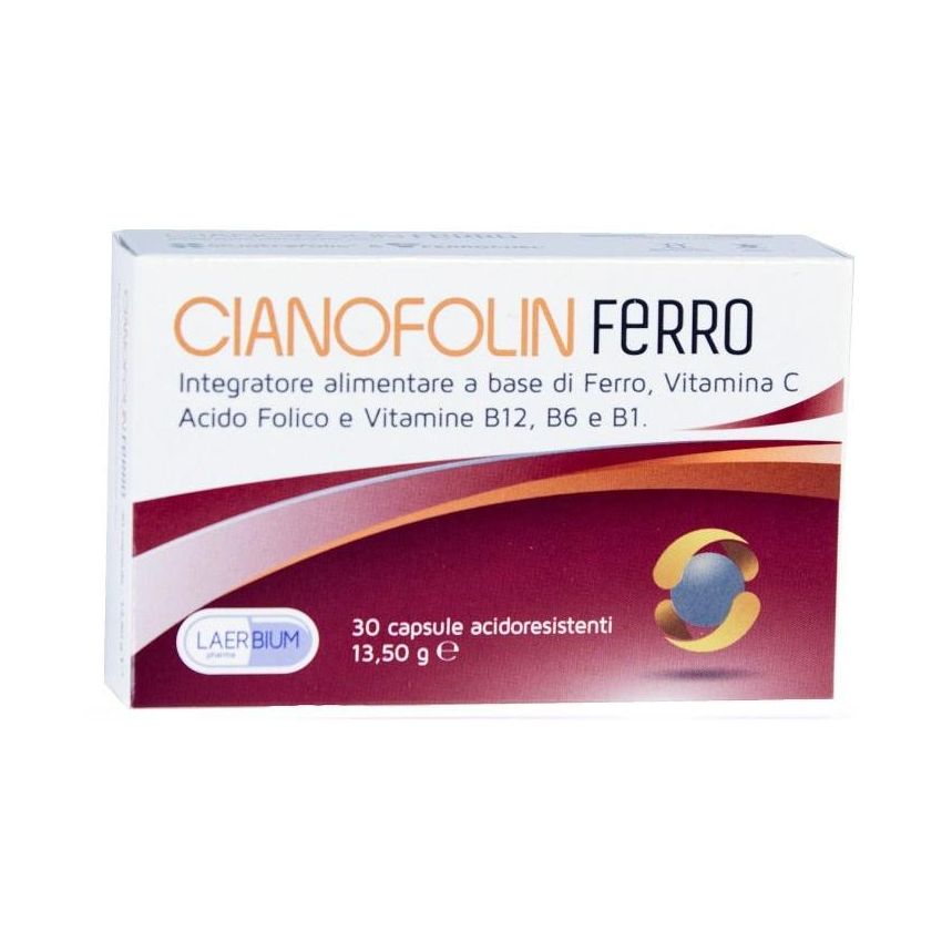 Cianfolin Iron Supplement - 30 Capsule Pack