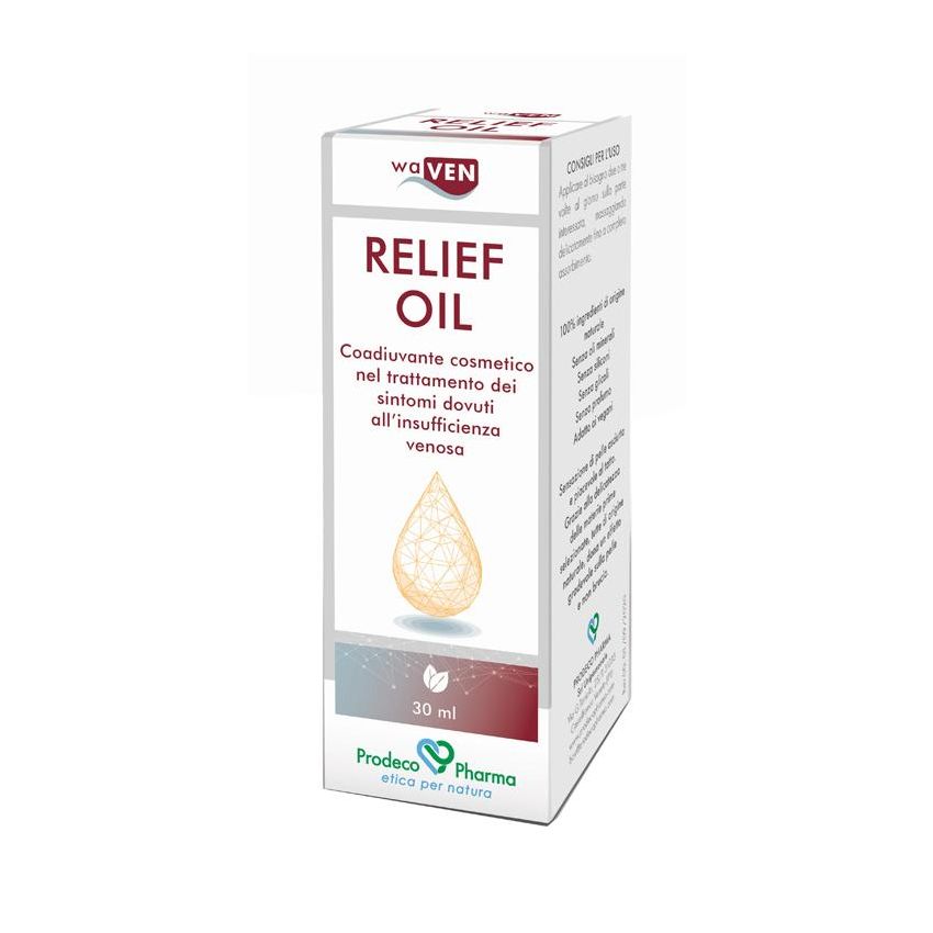Waven Relief, Olio Cosmetico di Supporto - 30ml