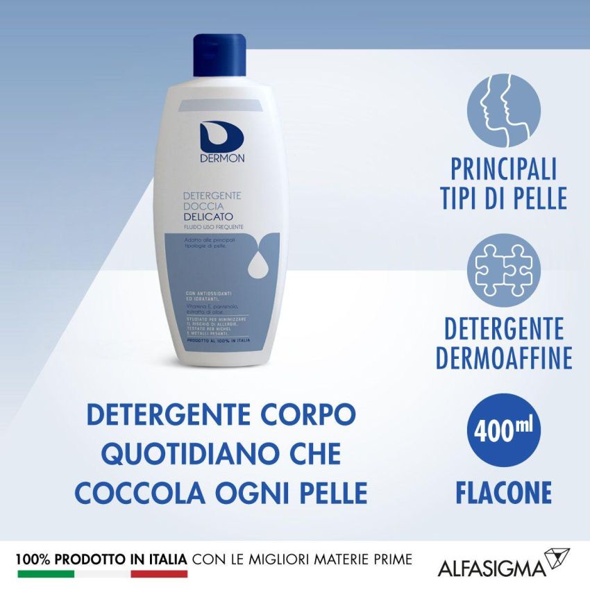 Detergente Delicato per la Doccia Dermon - 400ml