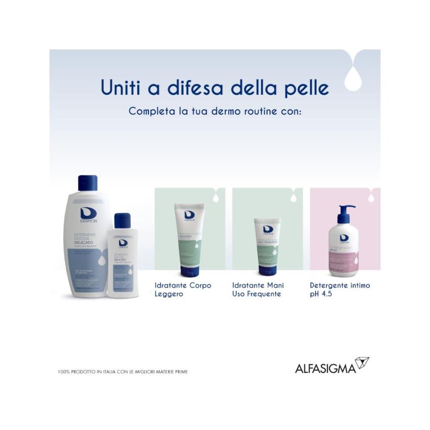 Dermon Detergente Delicato per Doccia ad Uso Frequente - 100ml