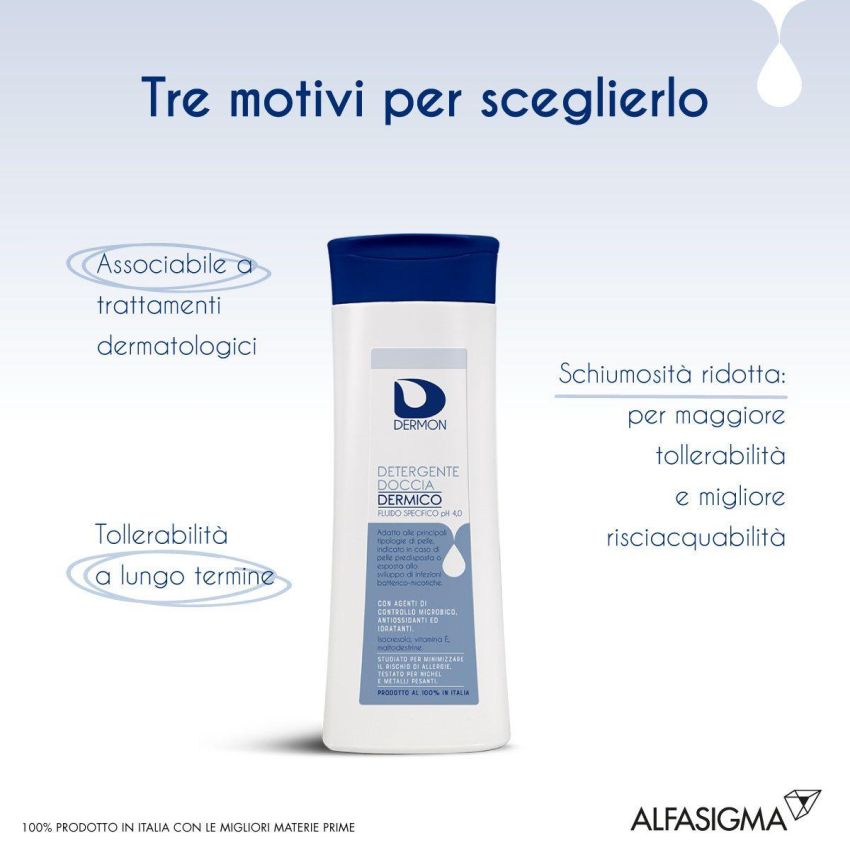 Dermon Dermico - Detergente per la Doccia, 250ml