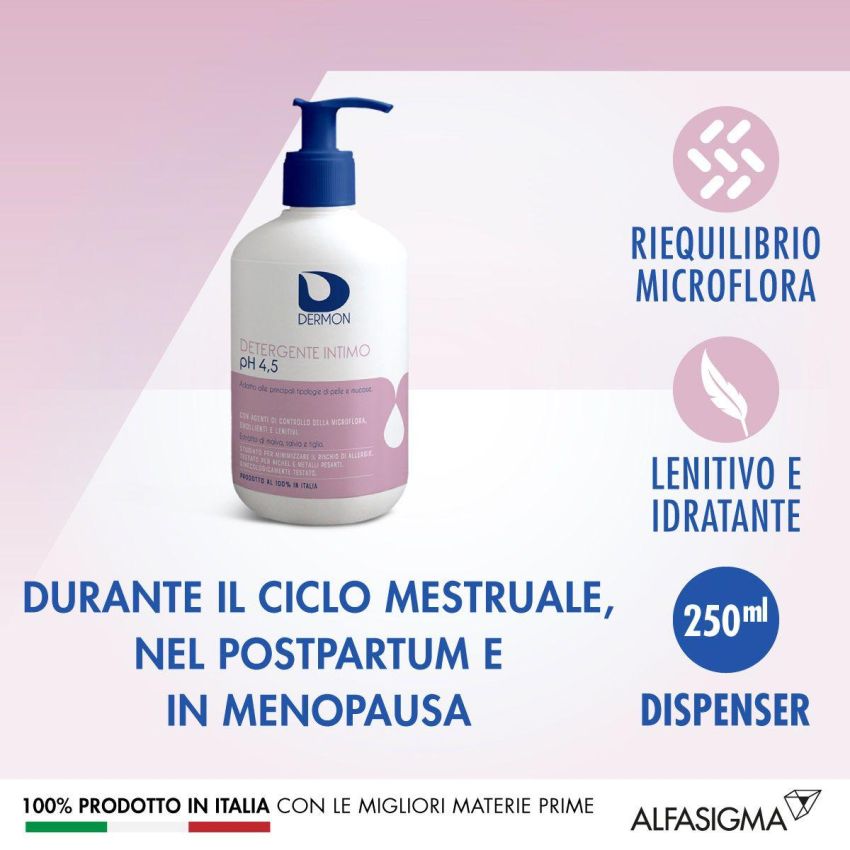 Dermon Detergente Intimo Igienizzante Delicato 500ml