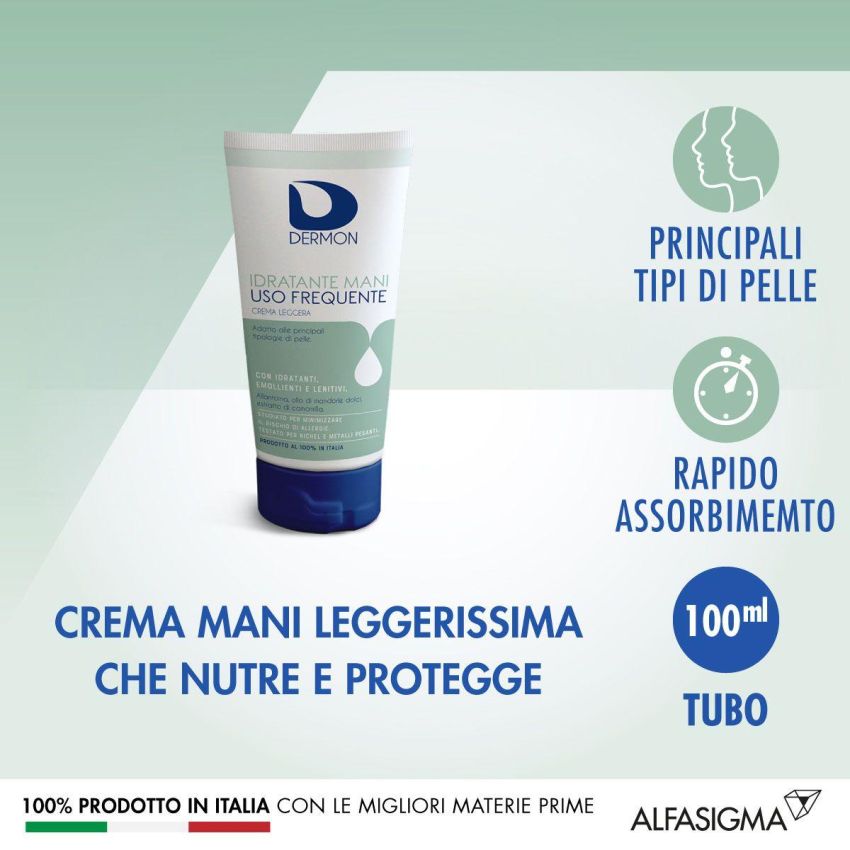 Crema Idratante Quotidiana per Mani Dermon - 100ml