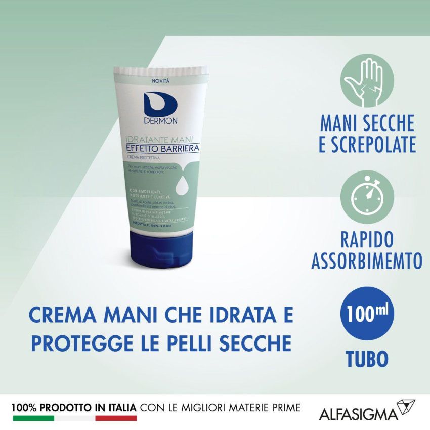 Dermon Crema Protettiva per Mani con Effetto Barriera - 100ml