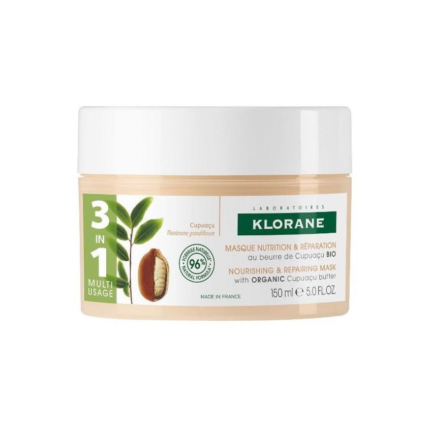 Maschera Riparatrice al Burro di Cupuacu Bio di Klorane - 150ml